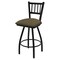 Holland Bar Stool Co 36" Swivel Bar Stool, Black Wrinkle, Graph Cork Seat 81036BW017 - alternate 1